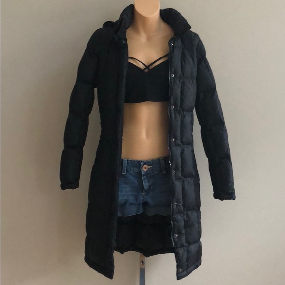 North Face down long puffer jacket, black, size XS - Picture 8 of 11